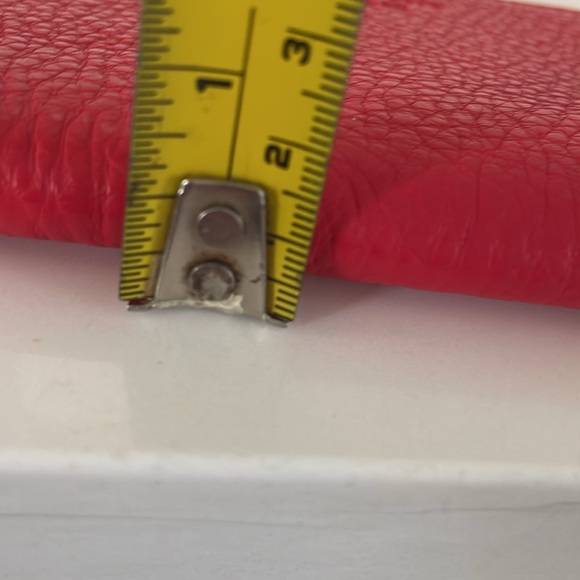 Coach red leather bills wallet - 2 pockets - Picture 10 of 11